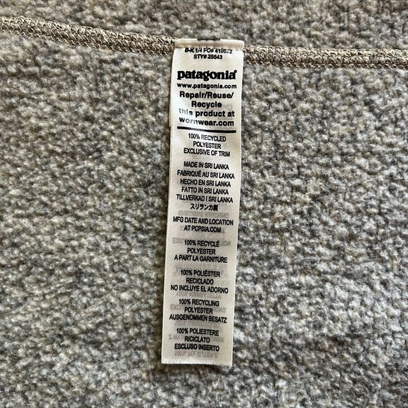 Patagonia oatmeal gray Better Sweater S - Picture 9 of 14